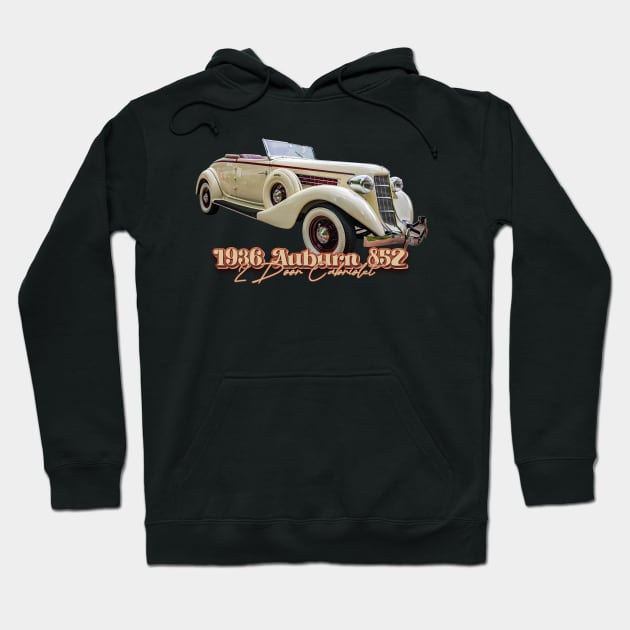 1936 Auburn 852 2 Door Cabriolet Hoodie by Gestalt Imagery